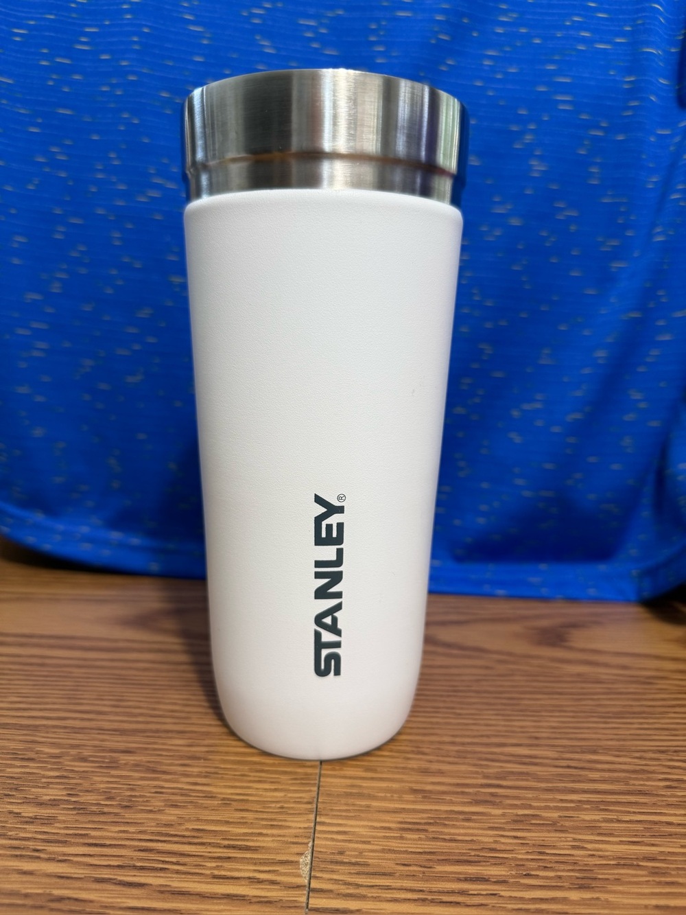 Stanley 24 oz Stainless Steel Cup in White.